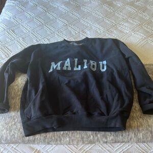 Multicolored Crew Neck Long Sleeve Sweatshirt